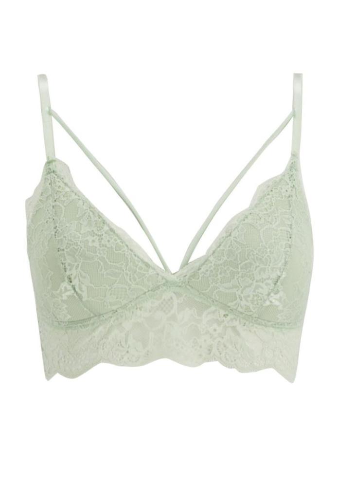 Sutien Damă cu Burete, fără Push-up, Culoare verde,Engros